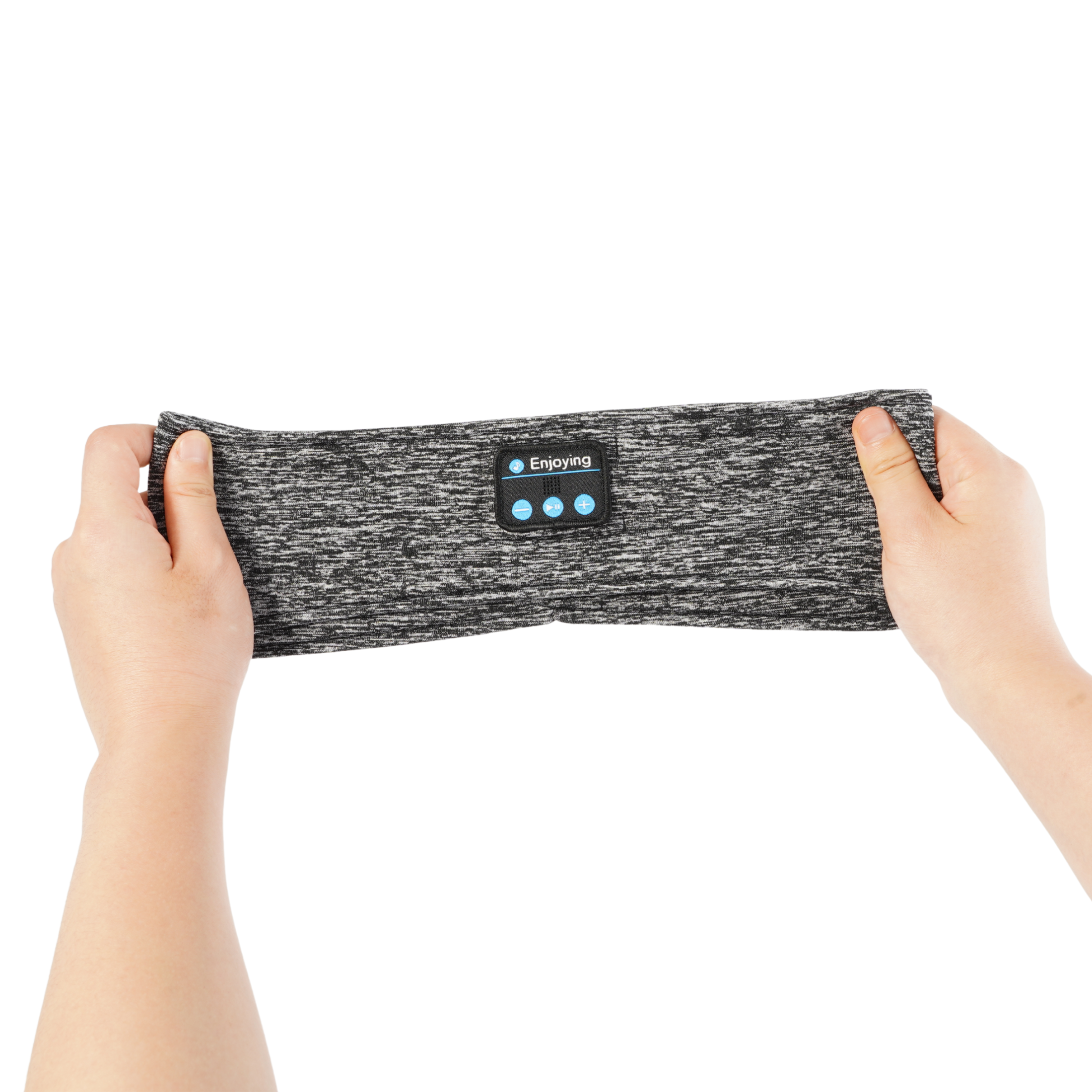 Ljusro™ Sömn-Pannband med Bluetooth – Grå – bild 2