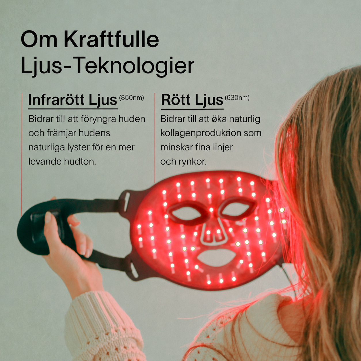 SoftSkin InfraLight® LED-mask – bild 3