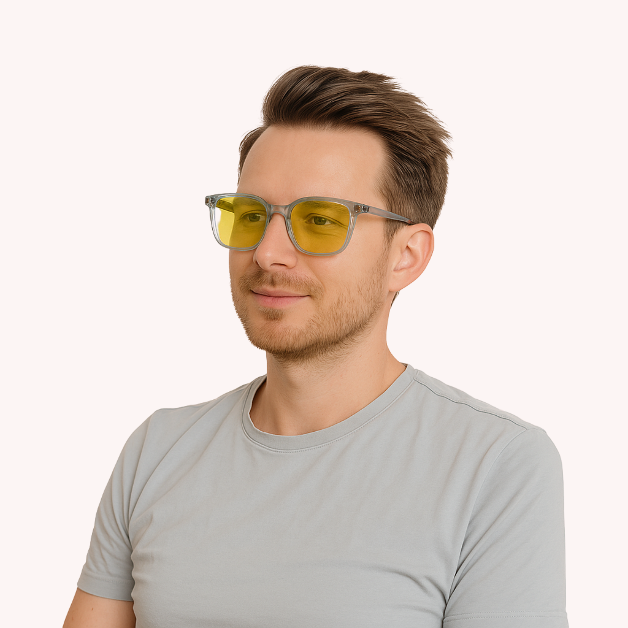 Ljusro™ Blåljusglasögon för bättre sömn – gul – bild 3