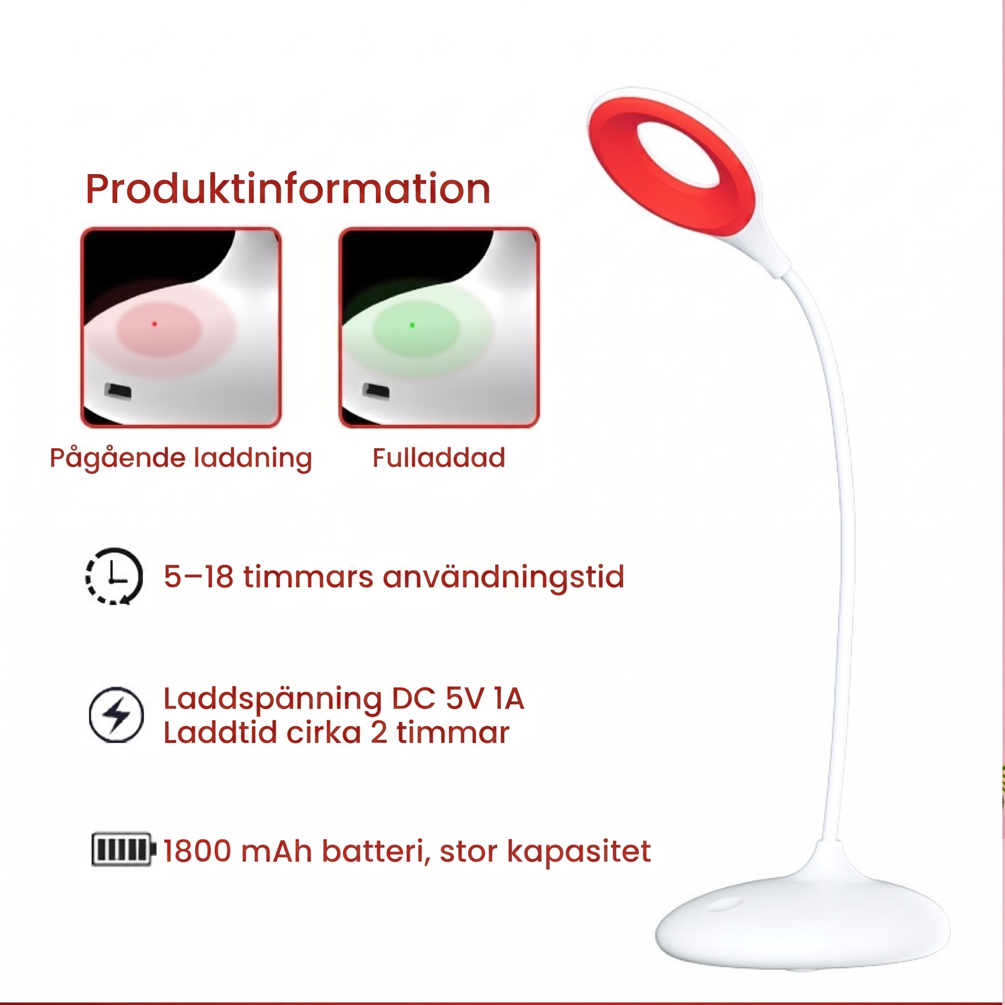 Ljusro™ Nattduksbordslampa – bild 3